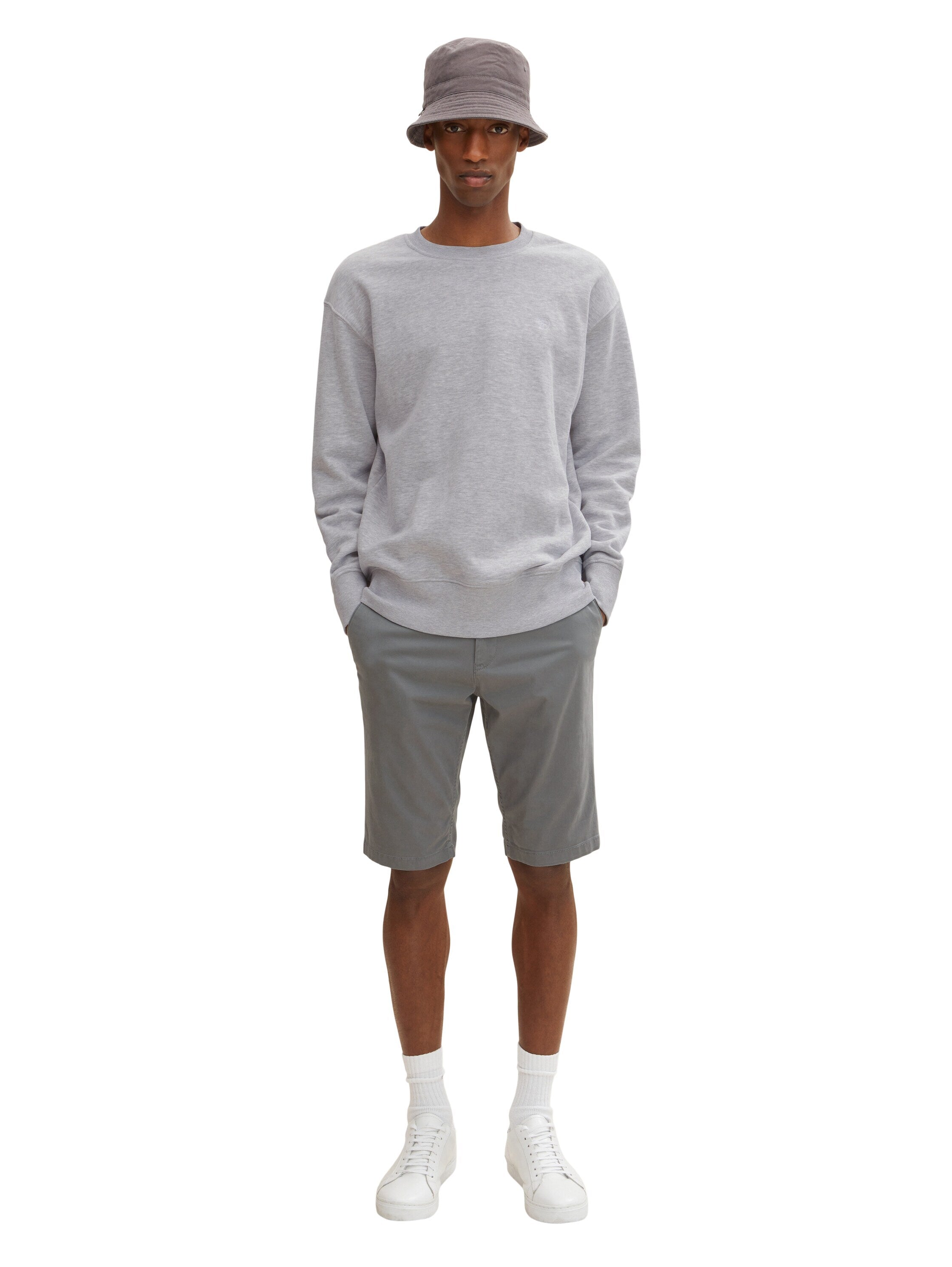 Tom Tailor Stretch Chino Shorts Josh Regular Slim Fit mit seitlichen Eingriffstaschen