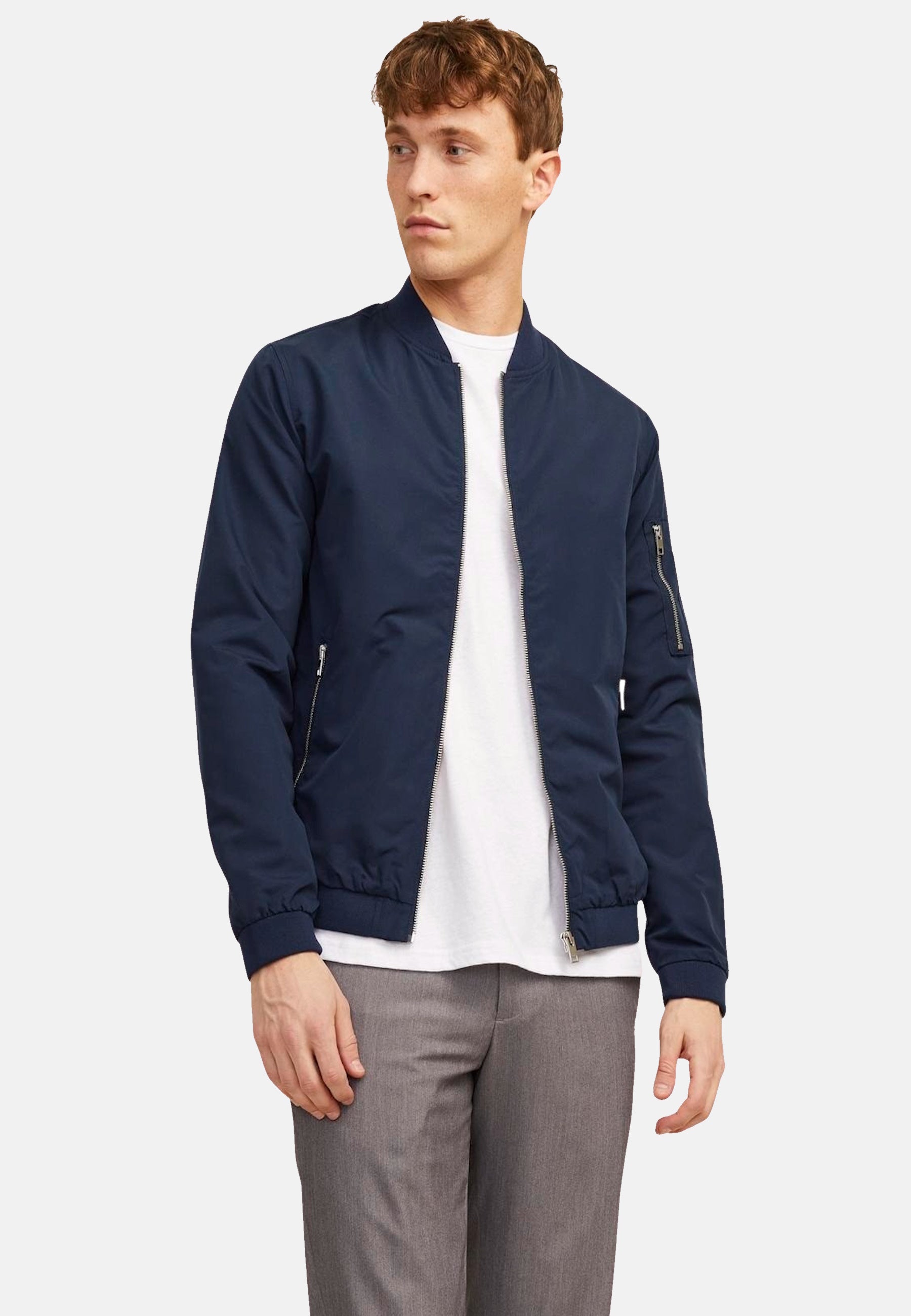 Jack & Jones Jacke Jacket JJERUSH BOMBER Zip Bomberjacket