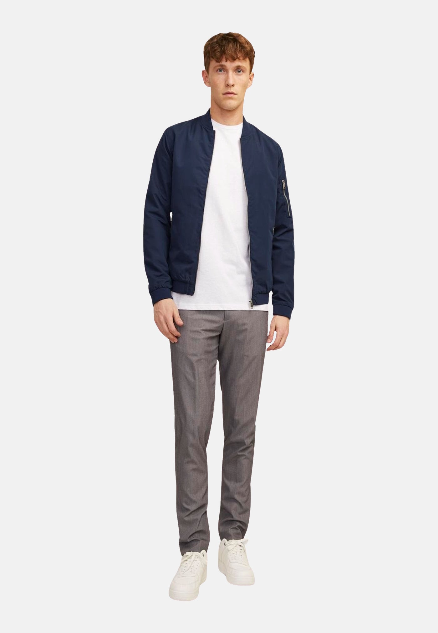 Jack & Jones Jacke Jacket JJERUSH BOMBER Zip Bomberjacket
