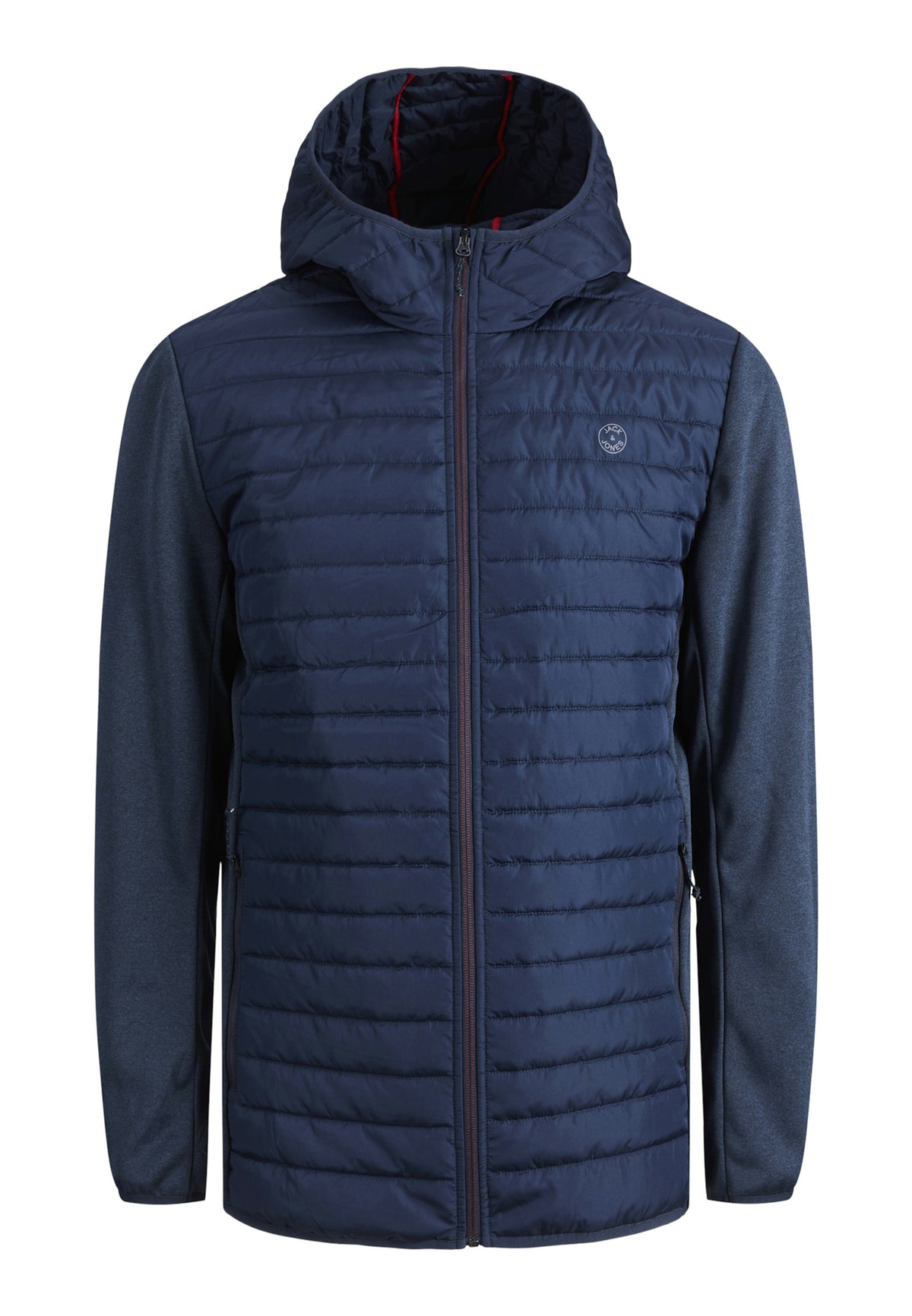 Jack & Jones Sweatjacke JJEMULTI QUILTED JACKET mit Kapuze