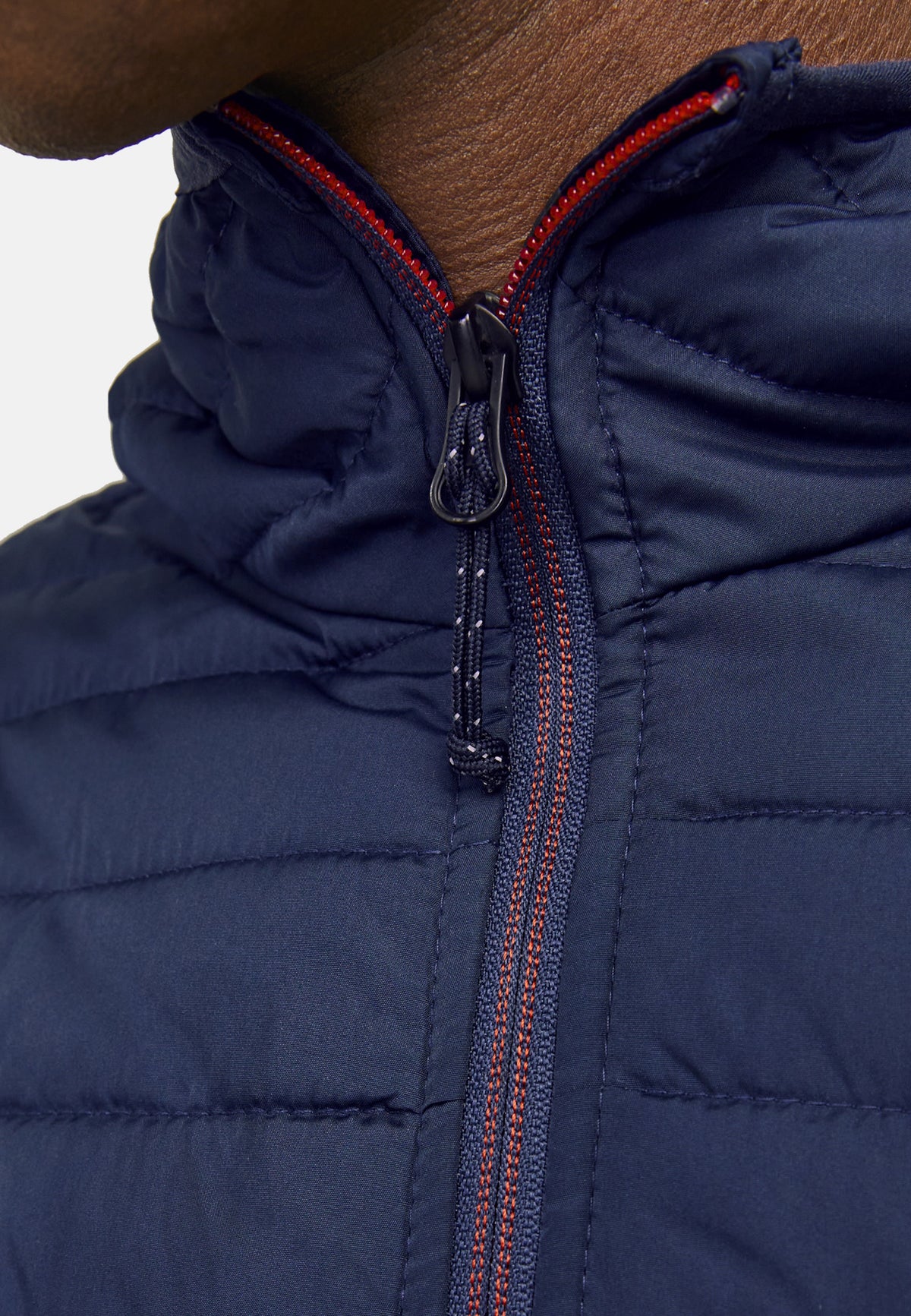 Jack & Jones Sweatjacke JJEMULTI QUILTED JACKET mit Kapuze