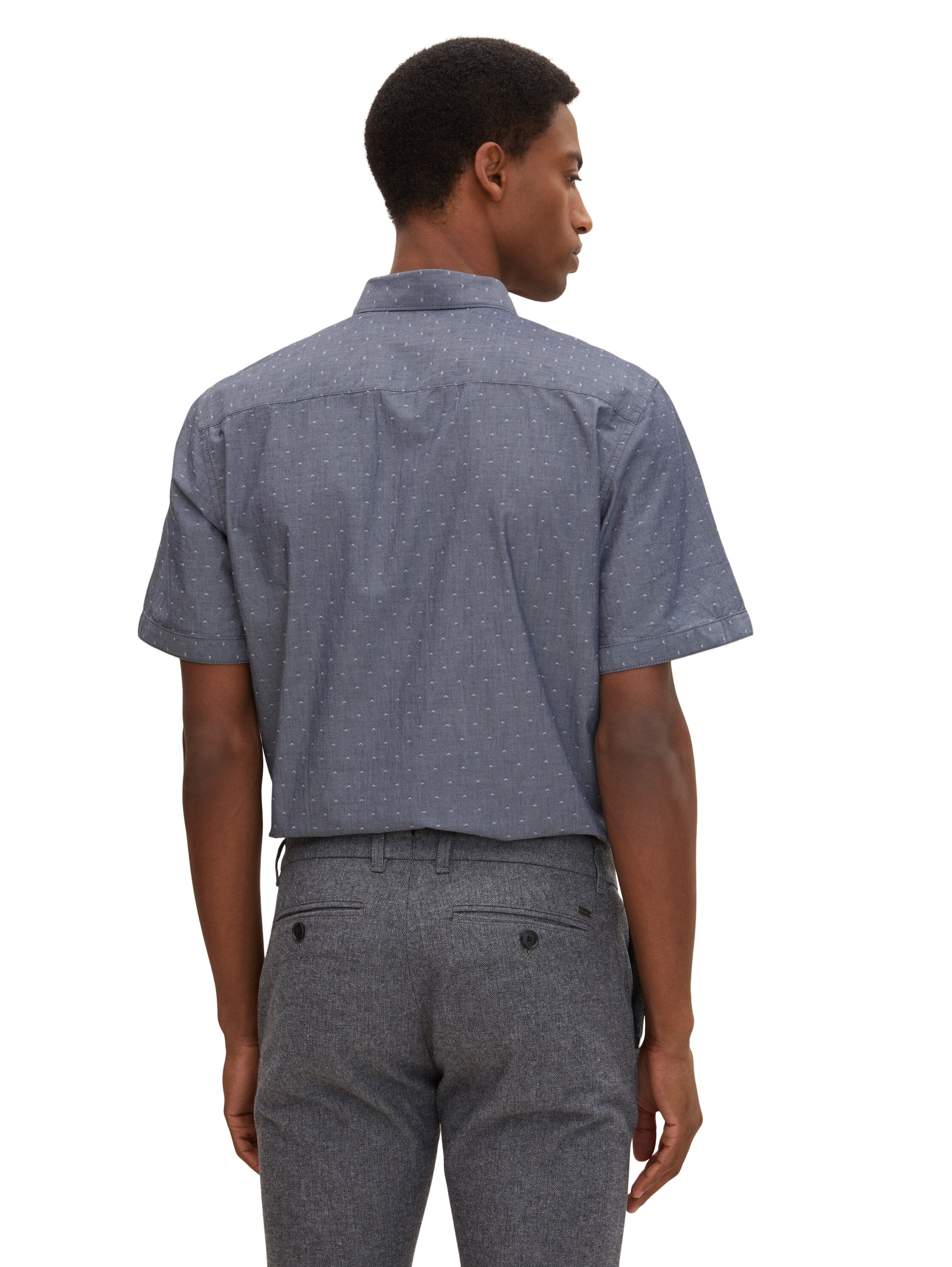 Tom Tailor Strukturiertes Hemd mit Button Down Kragen