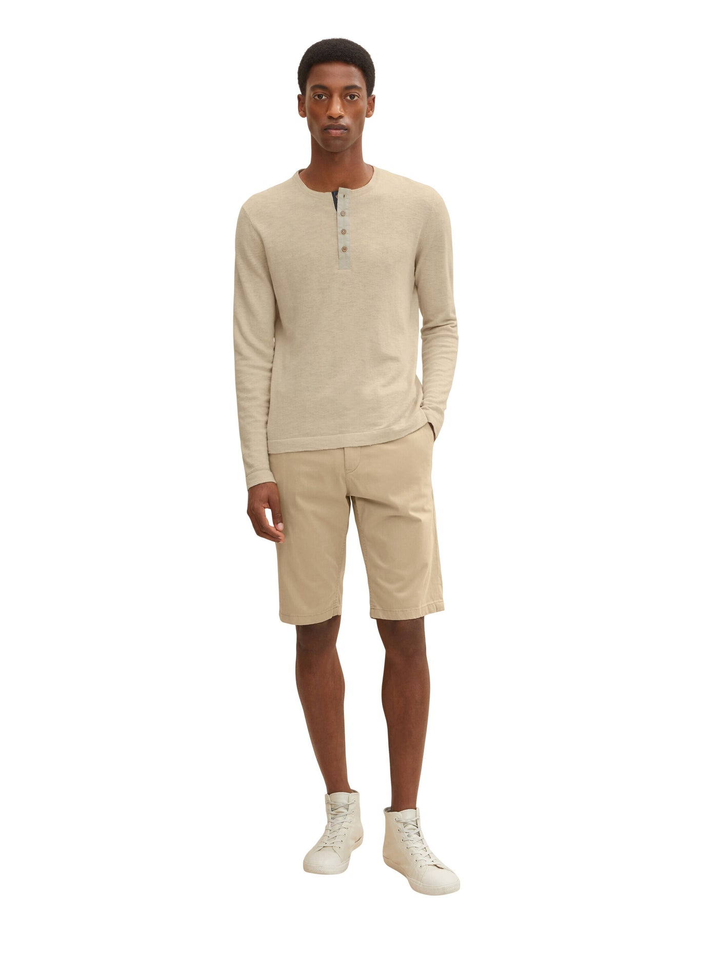 Tom Tailor Stretch Chino Shorts Josh Regular Slim Fit mit seitlichen Eingriffstaschen