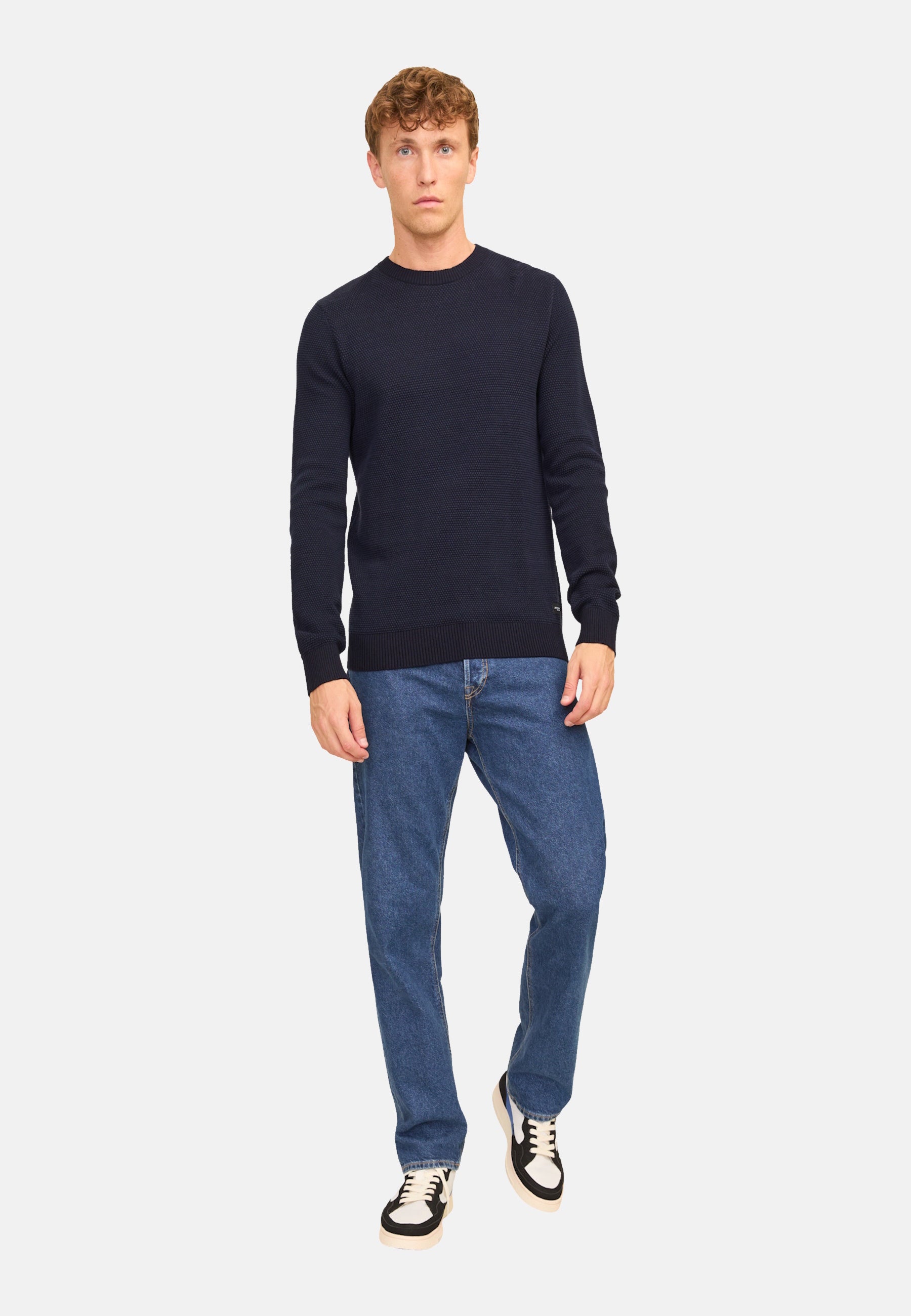 Jack & Jones GLOBE Strickpullover R-Neck