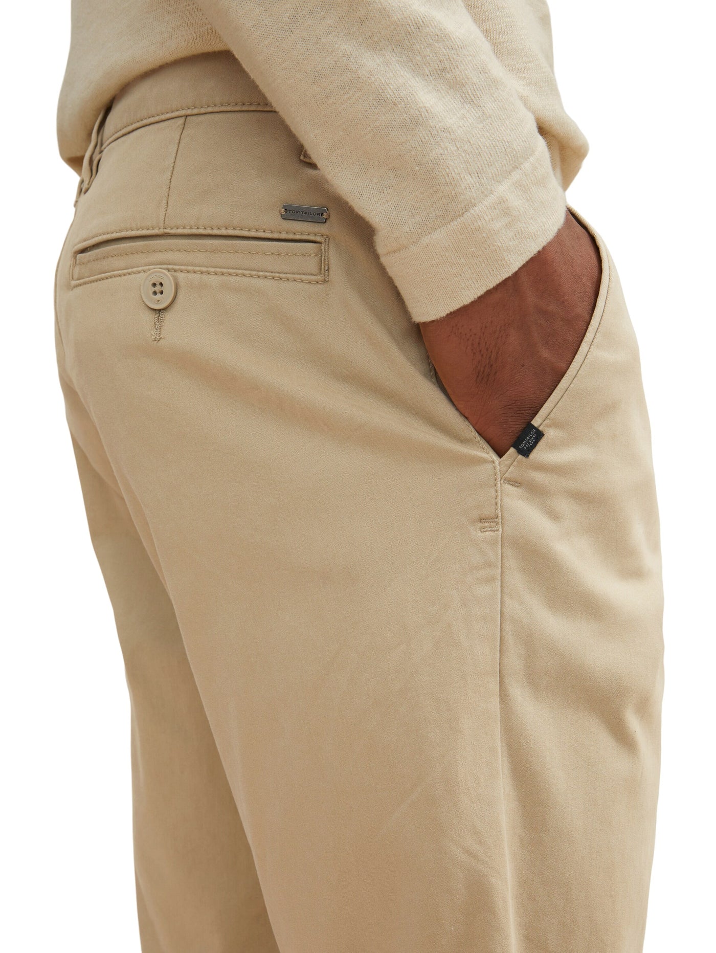 Tom Tailor Stretch Chino Shorts Josh Regular Slim Fit mit seitlichen Eingriffstaschen