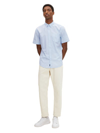 Tom Tailor Strukturiertes Hemd mit Button Down Kragen