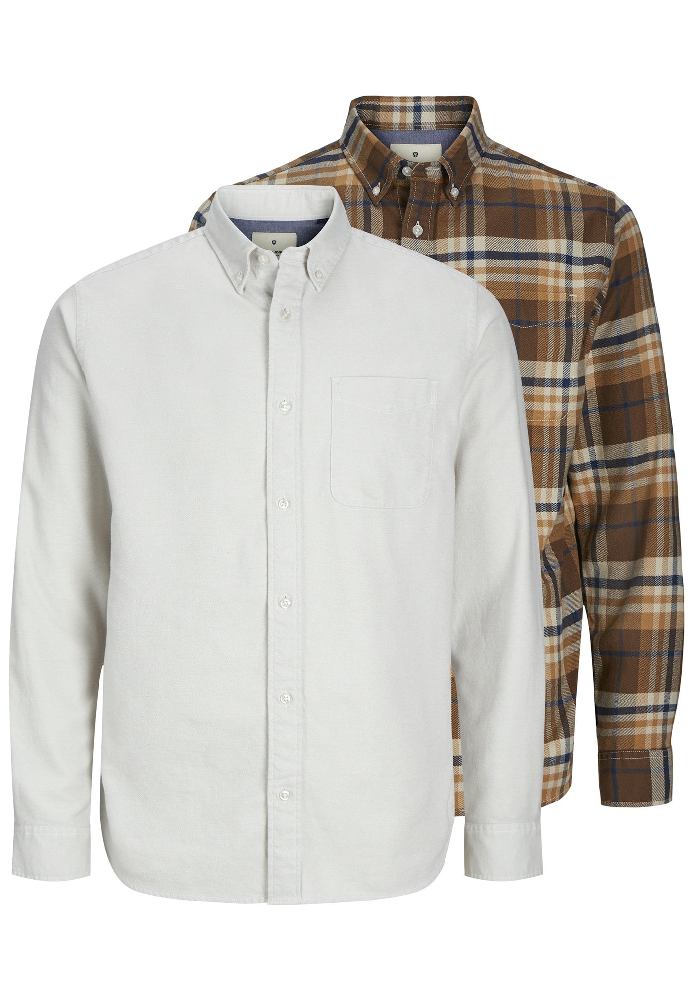 Jack & Jones NORRIS Langarmhemd 2er Pack
