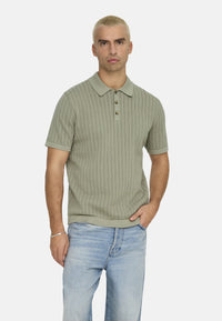 Only & Sons MOON Strickshirt mit Polokragen