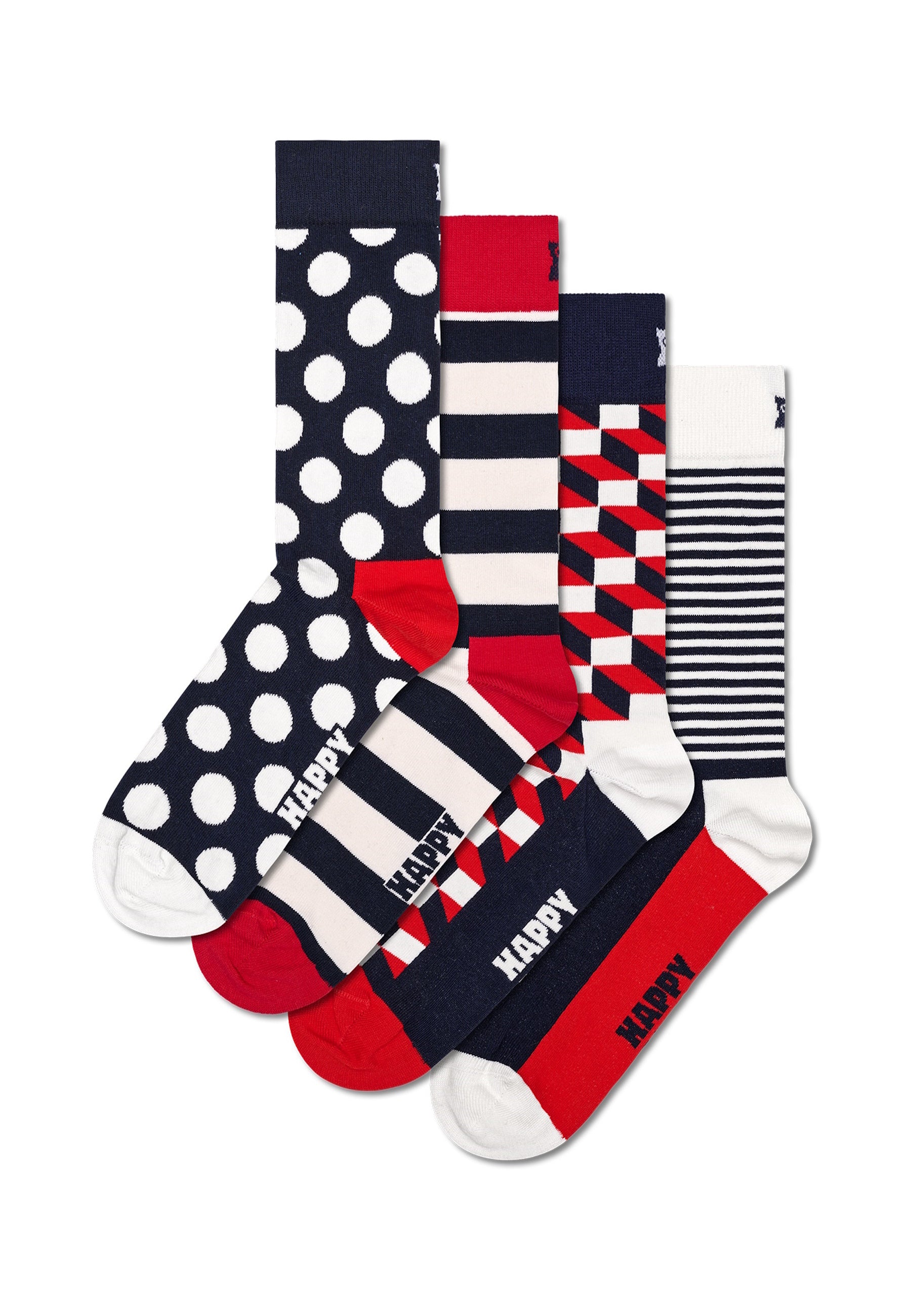 Happy Socks CLASSIC NAVY Socken 4er Pack