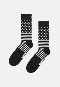 Happy Socks CLASSIC BLACK & WHITE Socken 4er Pack