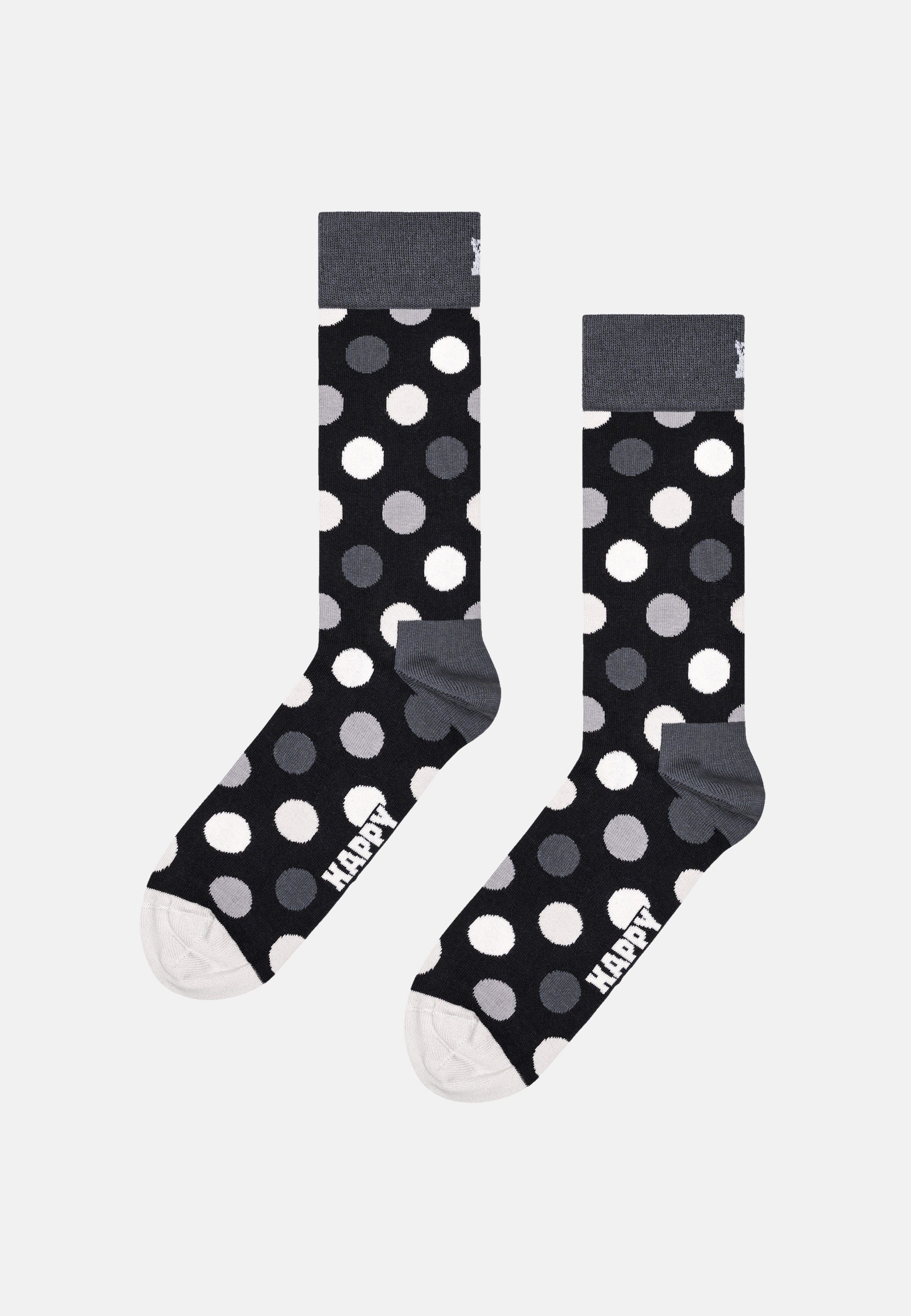 Happy Socks CLASSIC BLACK & WHITE Socken 4er Pack