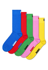 Happy Socks SOLID Socken 5er Pack