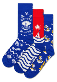 Happy Socks SMOOTH SAILING Socken 3er Pack