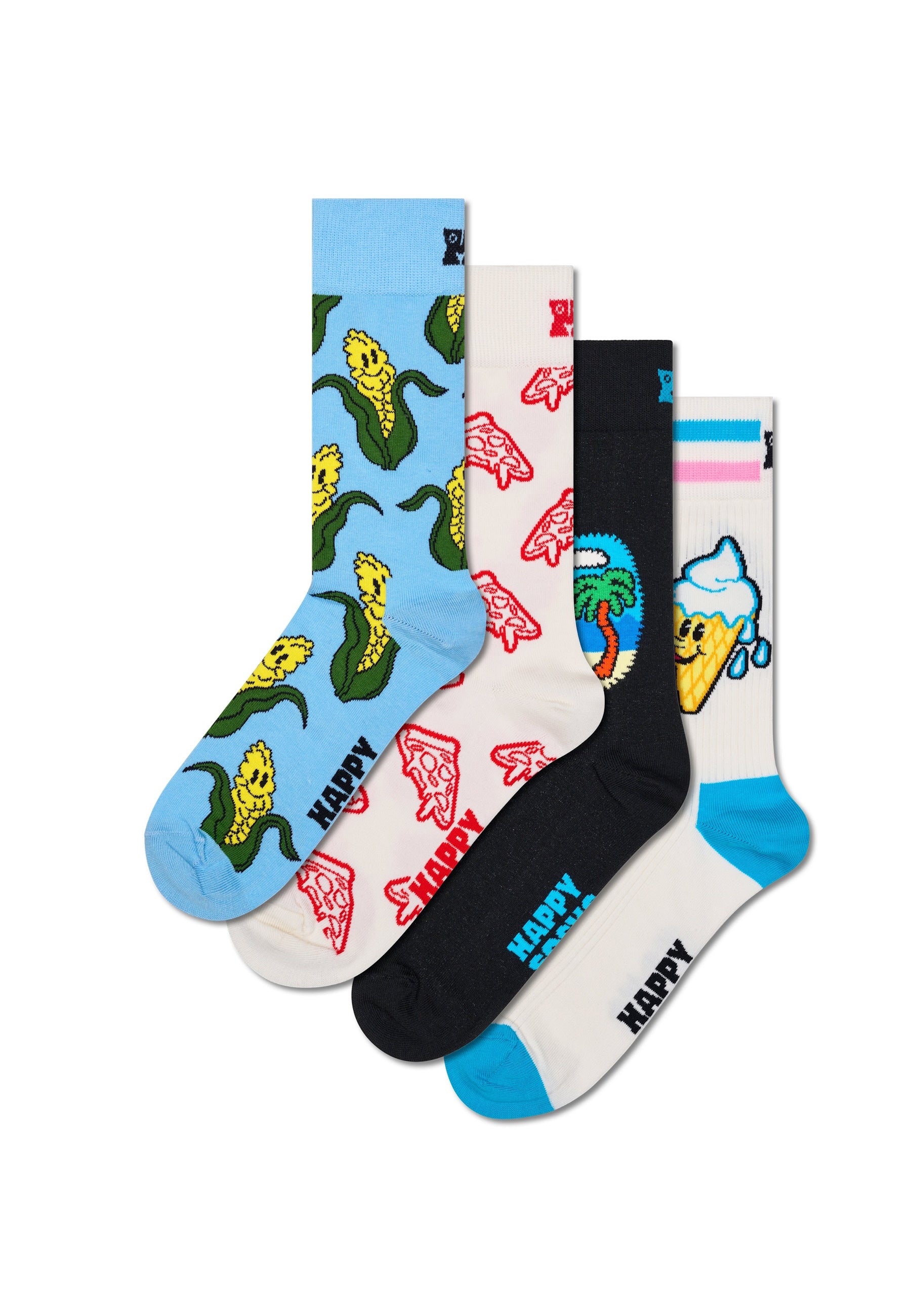 Happy Socks CORNY SUMMER Socken 4er Pack