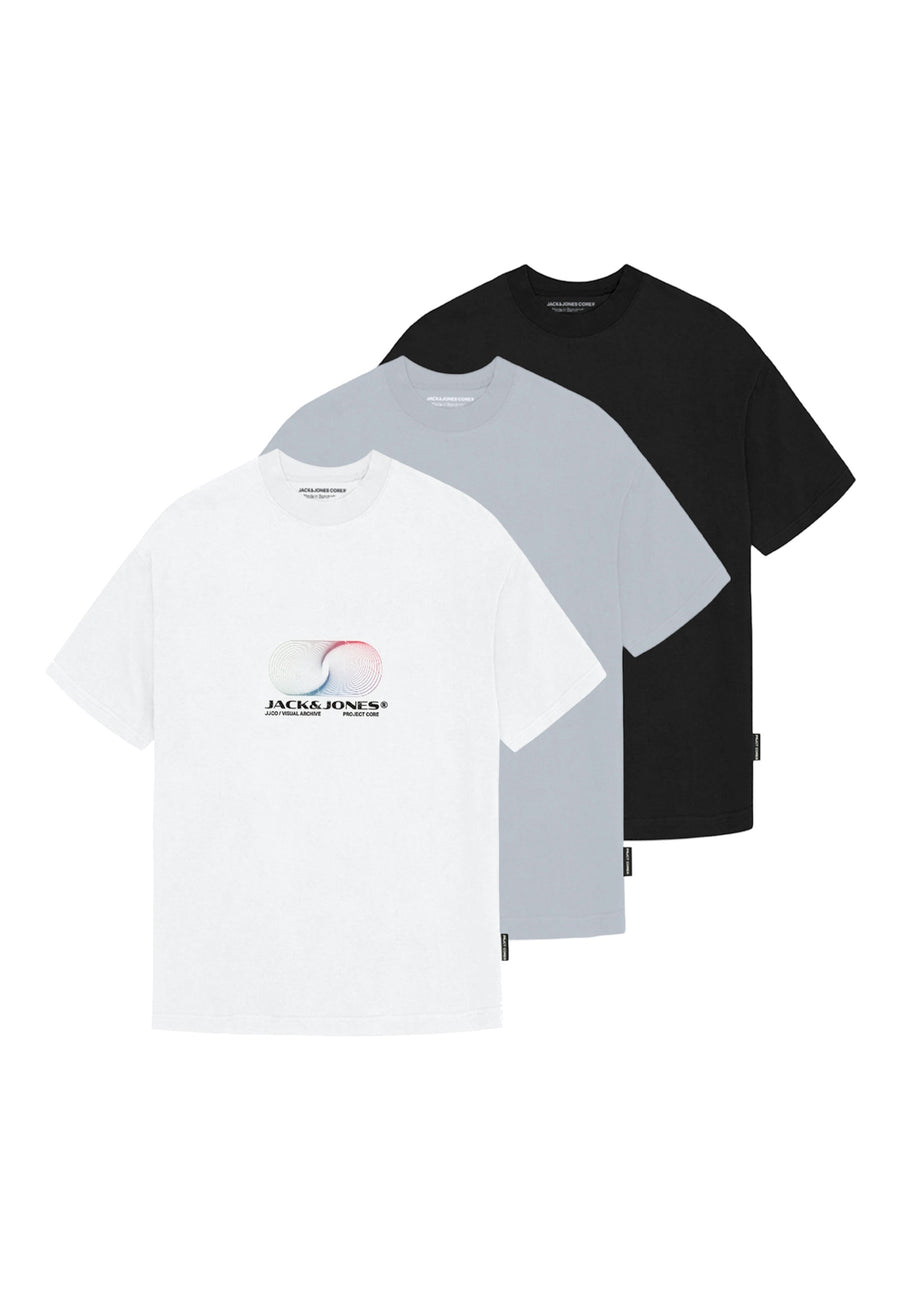 Jack & Jones CALMA Kurzarmshirt 3er Pack