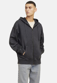 Jack & Jones CHARGE FADED Kapuzensweatjacke