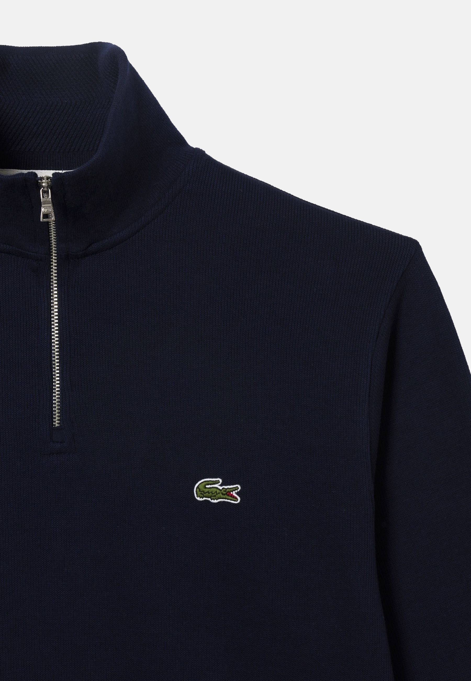 Lacoste Sweatshirt mit Stehkragen und Reißverschluss