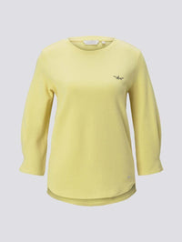 Tom Tailor Sweatshirt Longsleeve aus Bio Baumwolle R-Neck