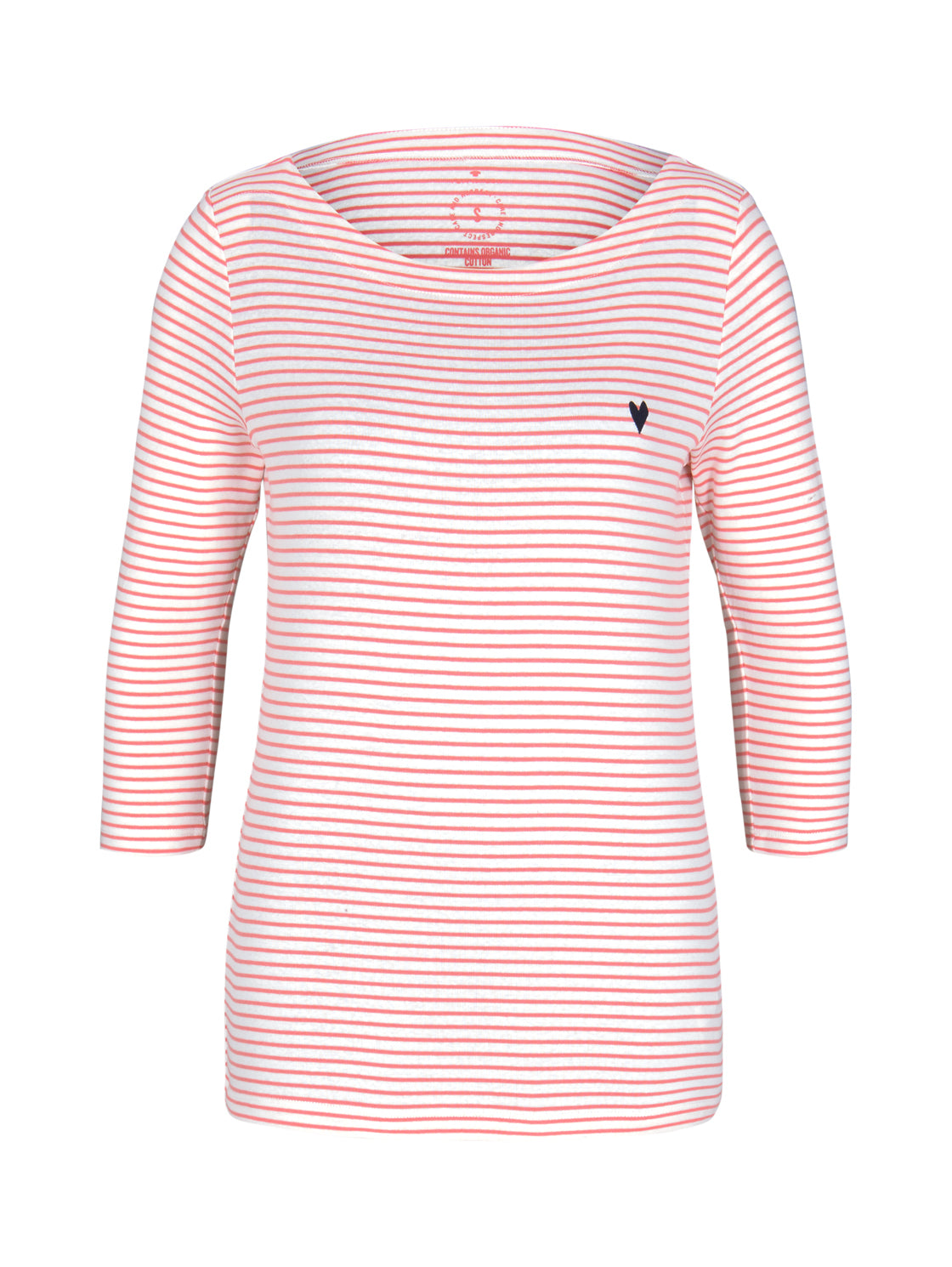 Tom Tailor Damenshirt gestreift 7/8 Arm Rundhals