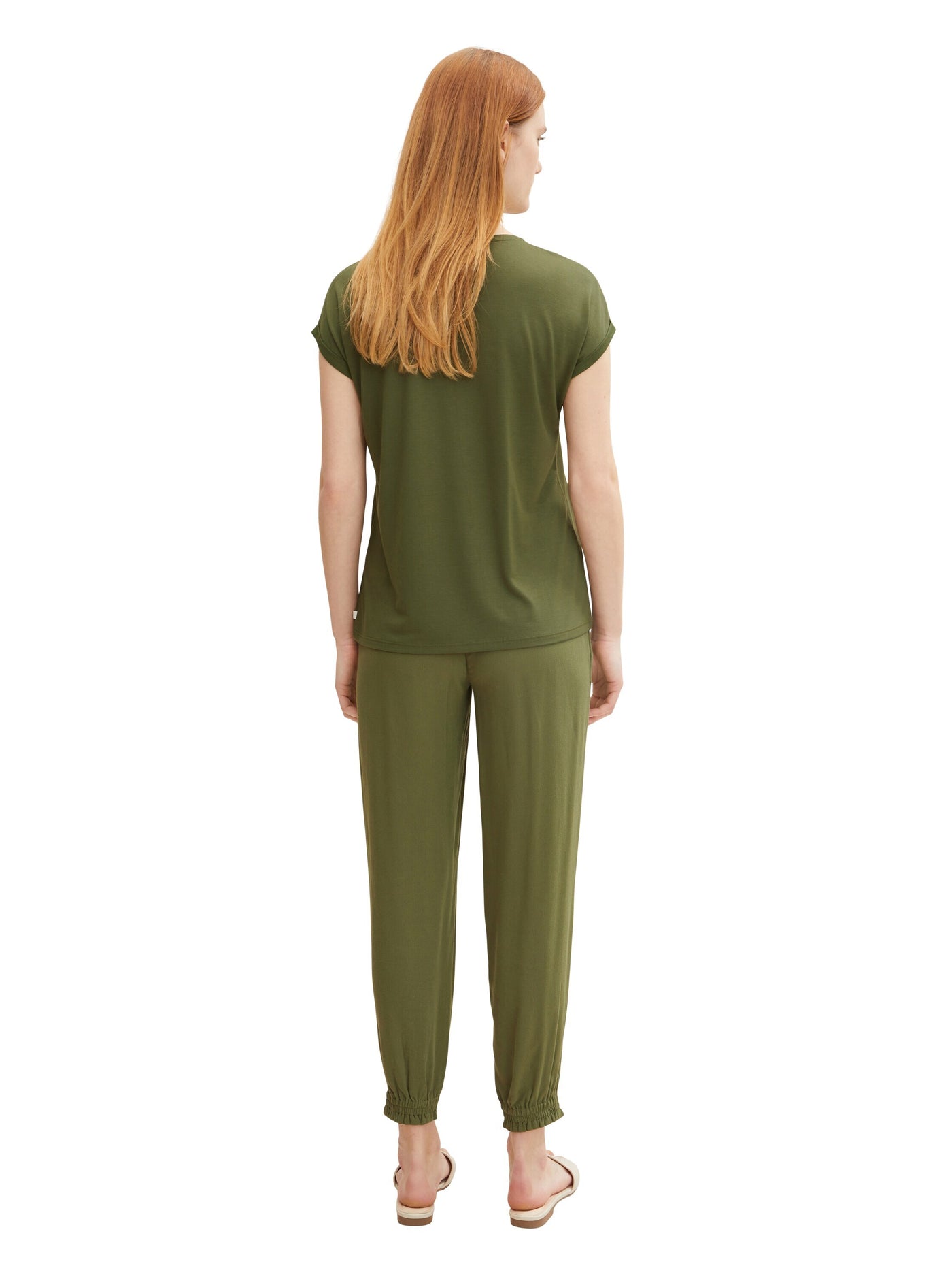 Tom Tailor Basic T-Shirt mit Rundhals in Loose Fit