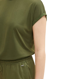 Tom Tailor Basic T-Shirt mit Rundhals in Loose Fit