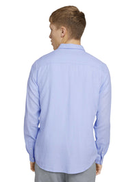 Tom Tailor Shirt fein strukturiert mit Bio Baumwolle