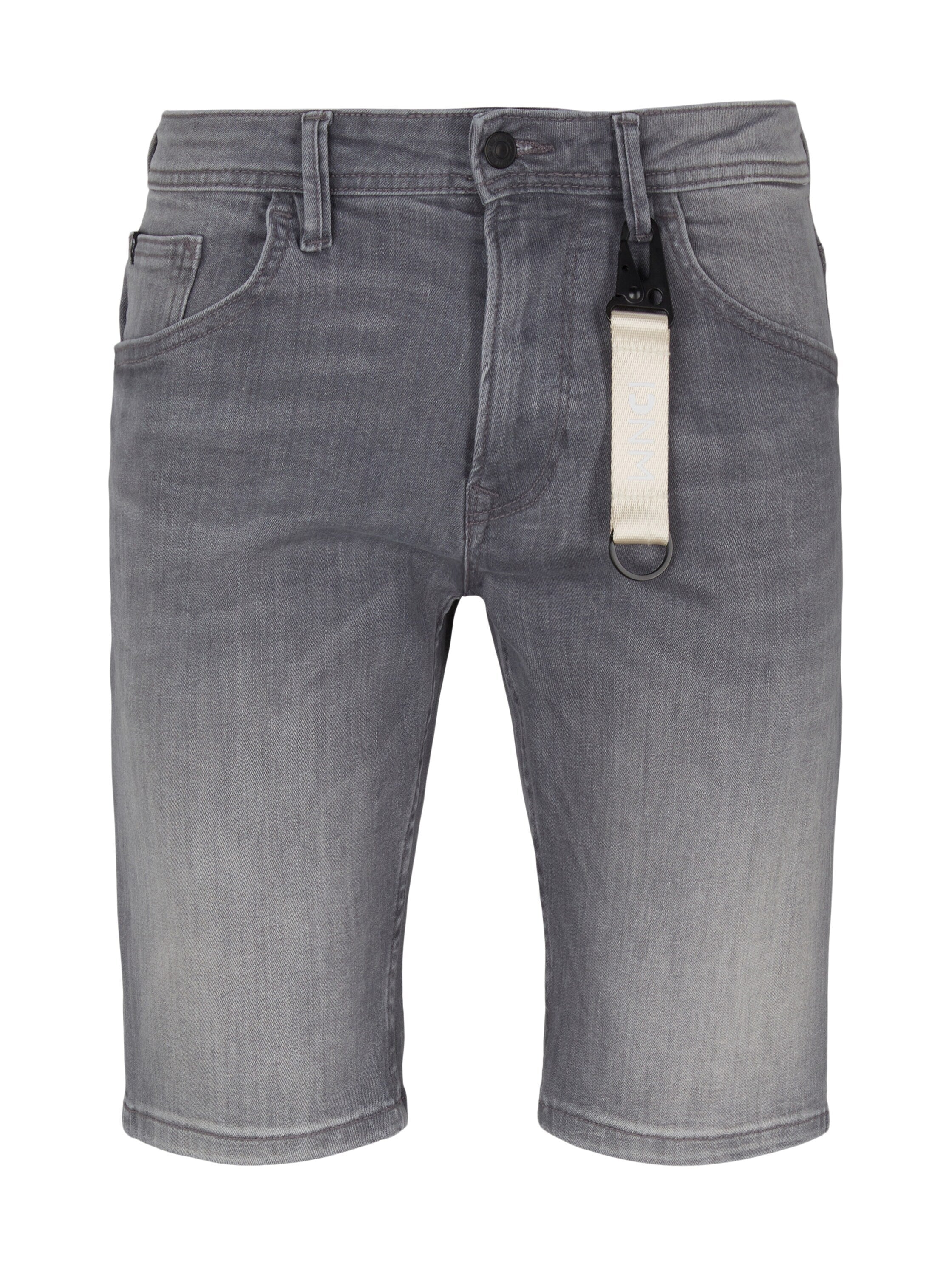 Tom Tailor Denim Male Shorts mit Gürtelschlaufen im 5-Pocket-Style