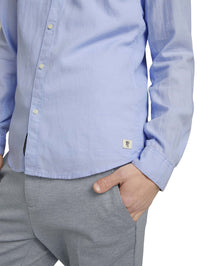 Tom Tailor Shirt fein strukturiert mit Bio Baumwolle