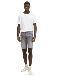 Tom Tailor Denim Male Shorts mit Gürtelschlaufen im 5-Pocket-Style