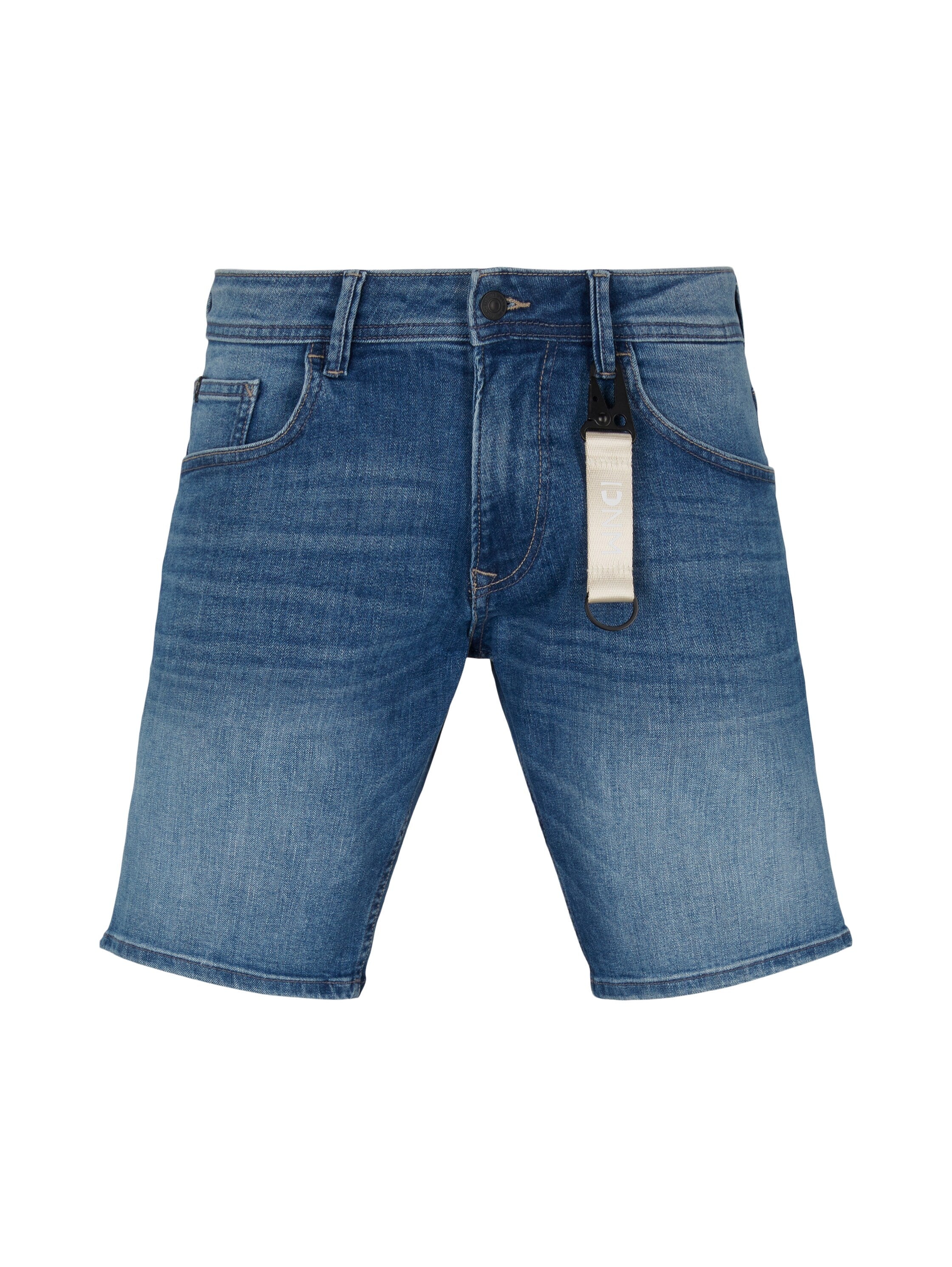 Tom Tailor Denim Male Shorts mit Gürtelschlaufen im 5-Pocket-Style