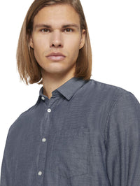 Tom Tailor Shirt fein strukturiert mit Bio Baumwolle