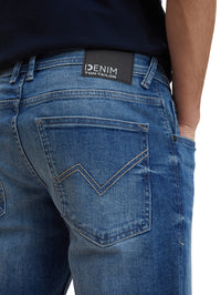 Tom Tailor Denim Male Shorts mit Gürtelschlaufen im 5-Pocket-Style