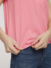 Tom Tailor Gemusterte Bluse Shirt mit LENZING ECOVERO