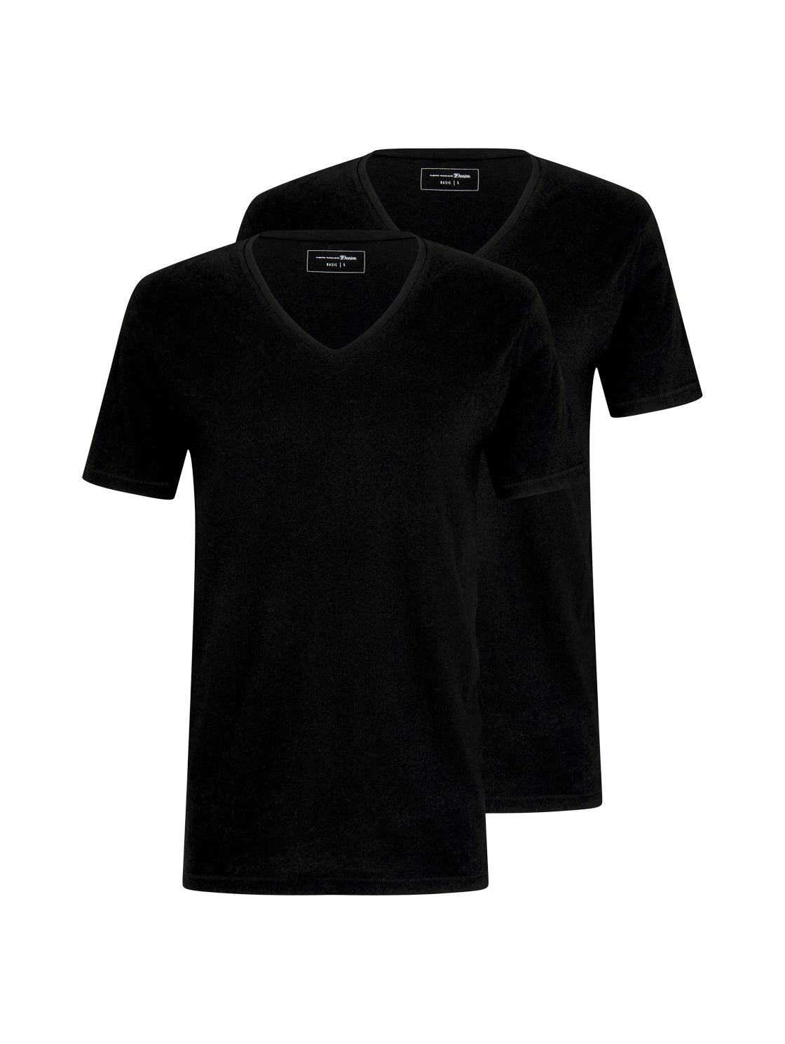 Tom Tailor 2 Pack Doppelpack Basic T-Shirt V-Neck