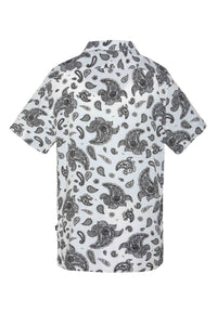 Schott Paisley-Hemd SCHRIVER mit kurzen Ärmeln