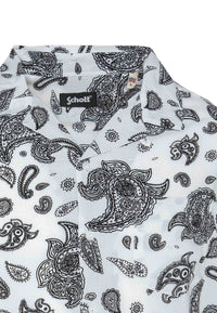 Schott Paisley-Hemd SCHRIVER mit kurzen Ärmeln