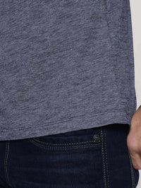 Tom Tailor T-Shirt fein gemustert mit Brusttasche R-Neck