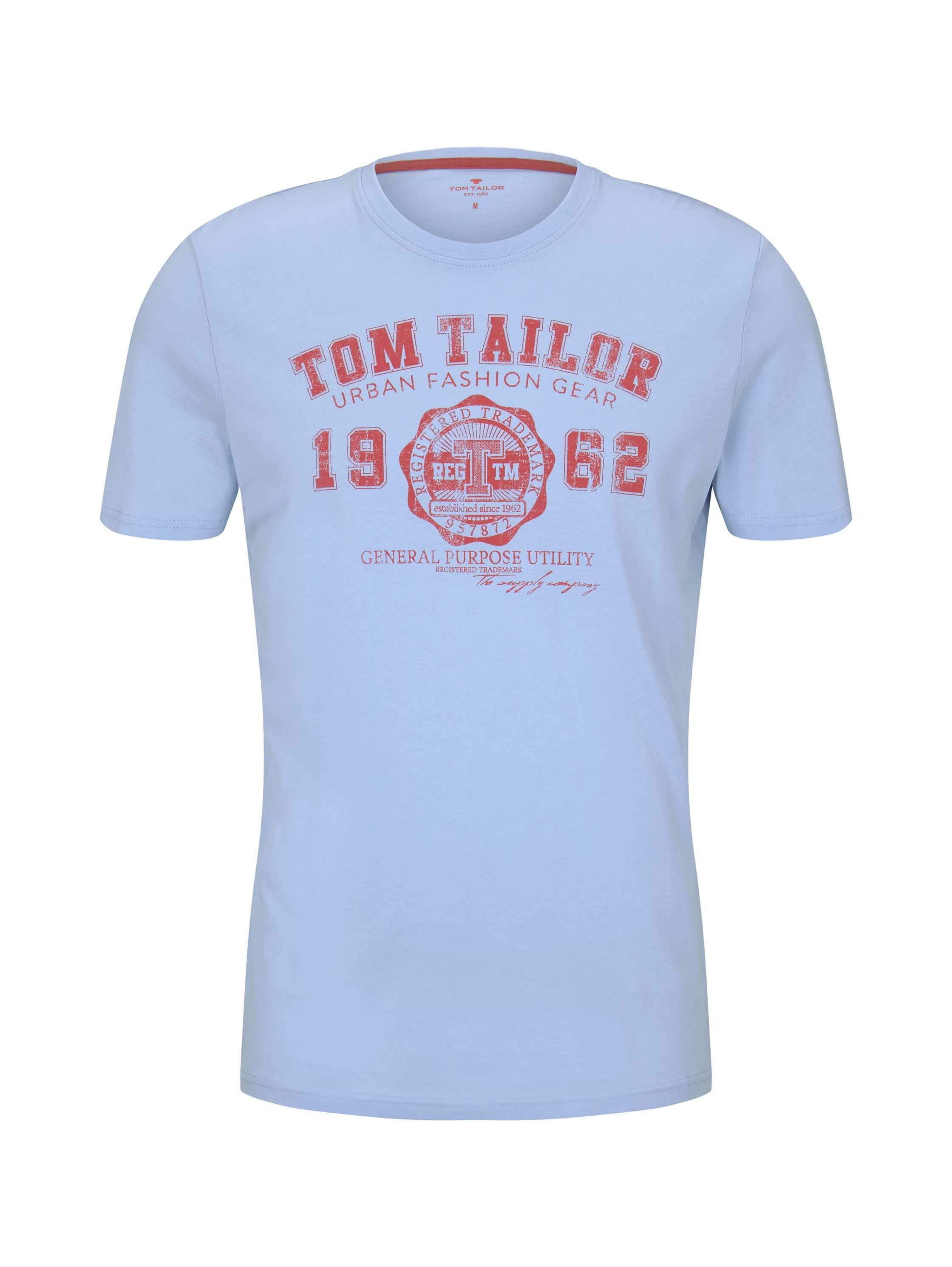 Tom Tailor T-Shirt mit Logo-Print R-Neck