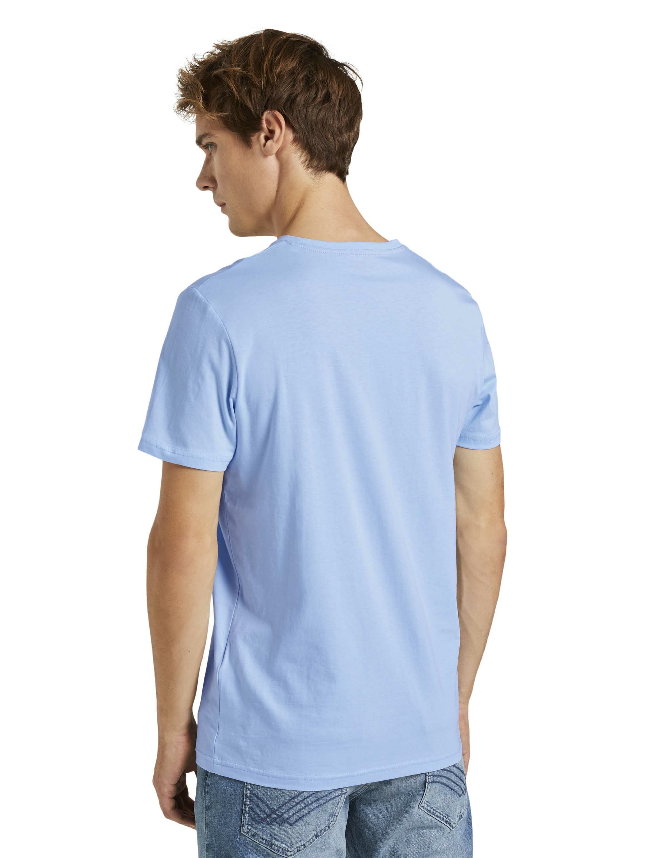 Tom Tailor T-Shirt mit Logo-Print R-Neck