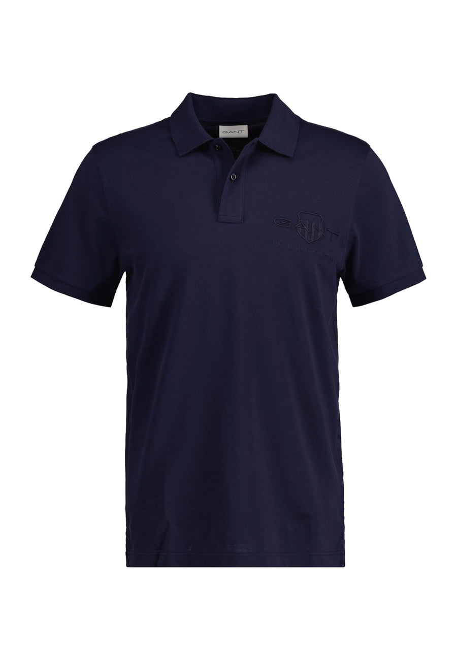 Gant Reg Tonal Shield Kurzarmshirt