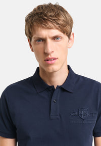 Gant Reg Tonal Shield Kurzarmshirt