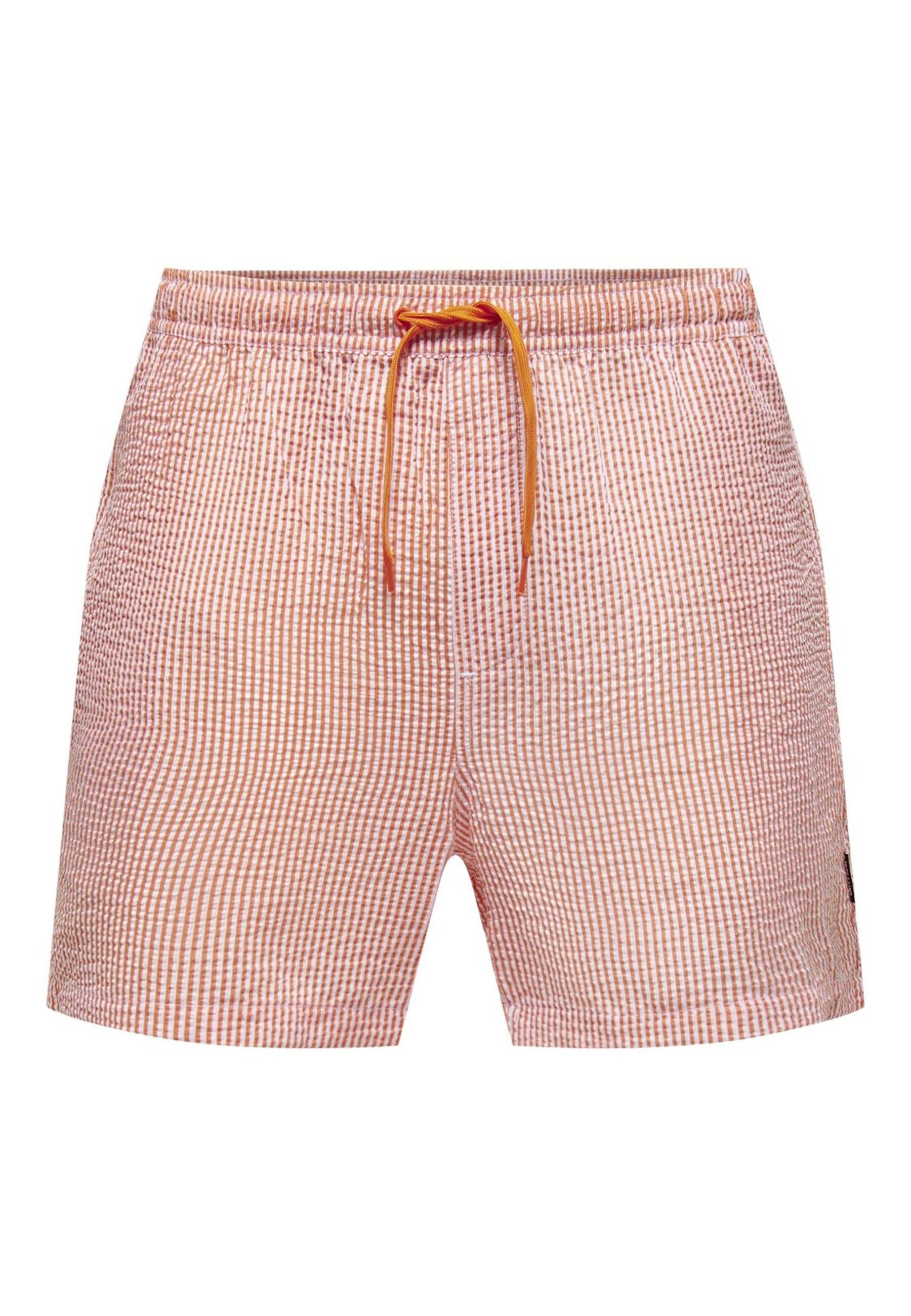 Only & Sons Ted Seersucker Swimshorts