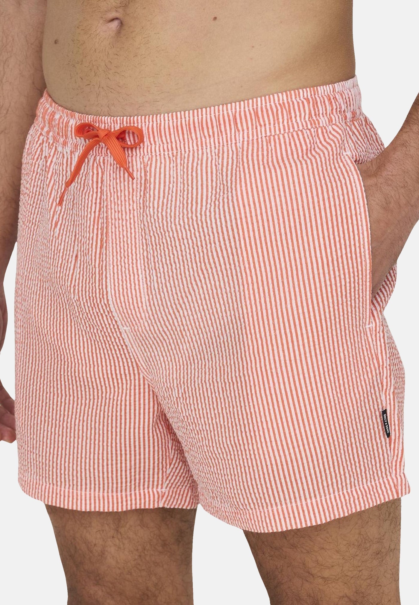 Only & Sons Ted Seersucker Swimshorts