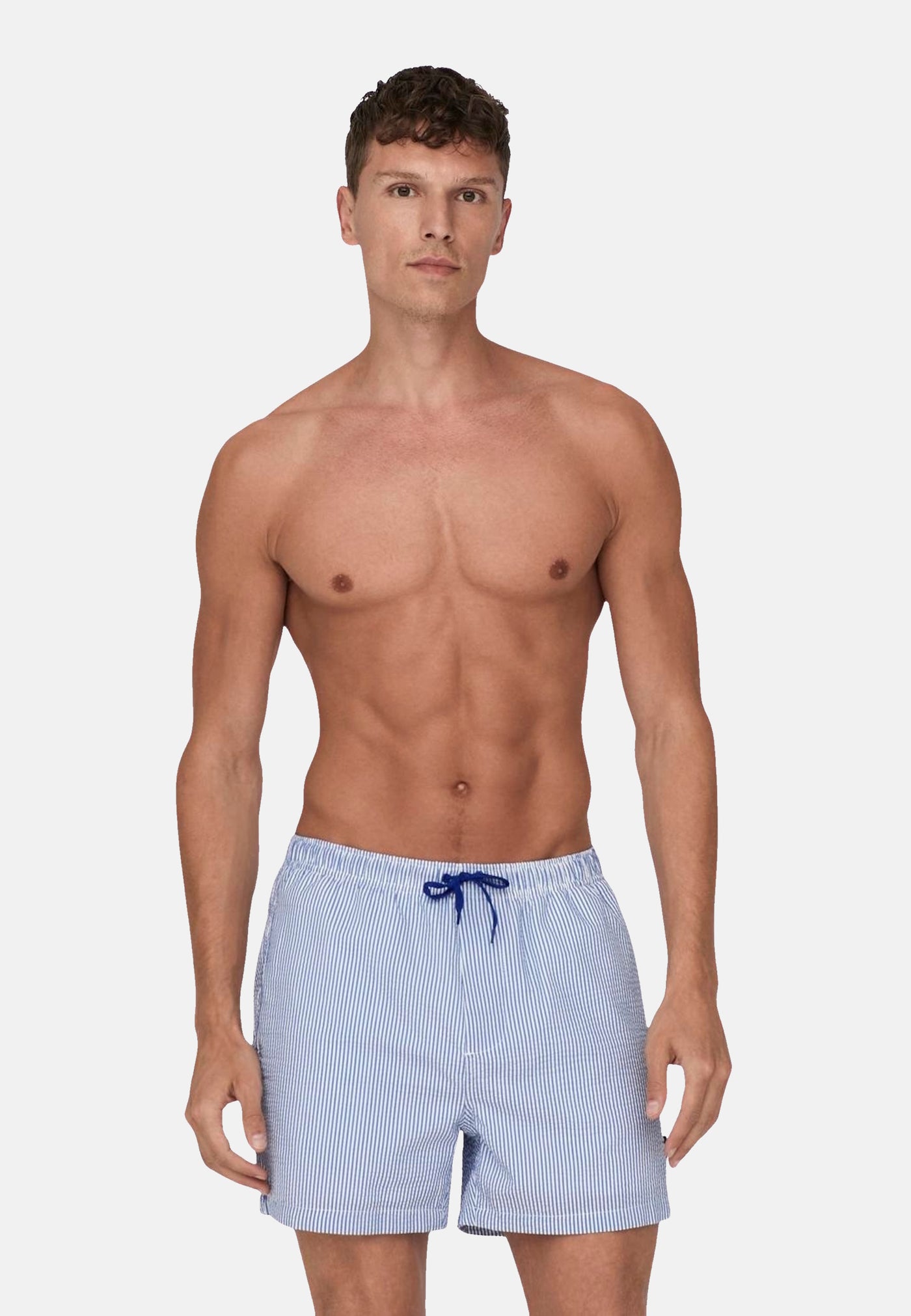Only & Sons Ted Seersucker Swimshorts