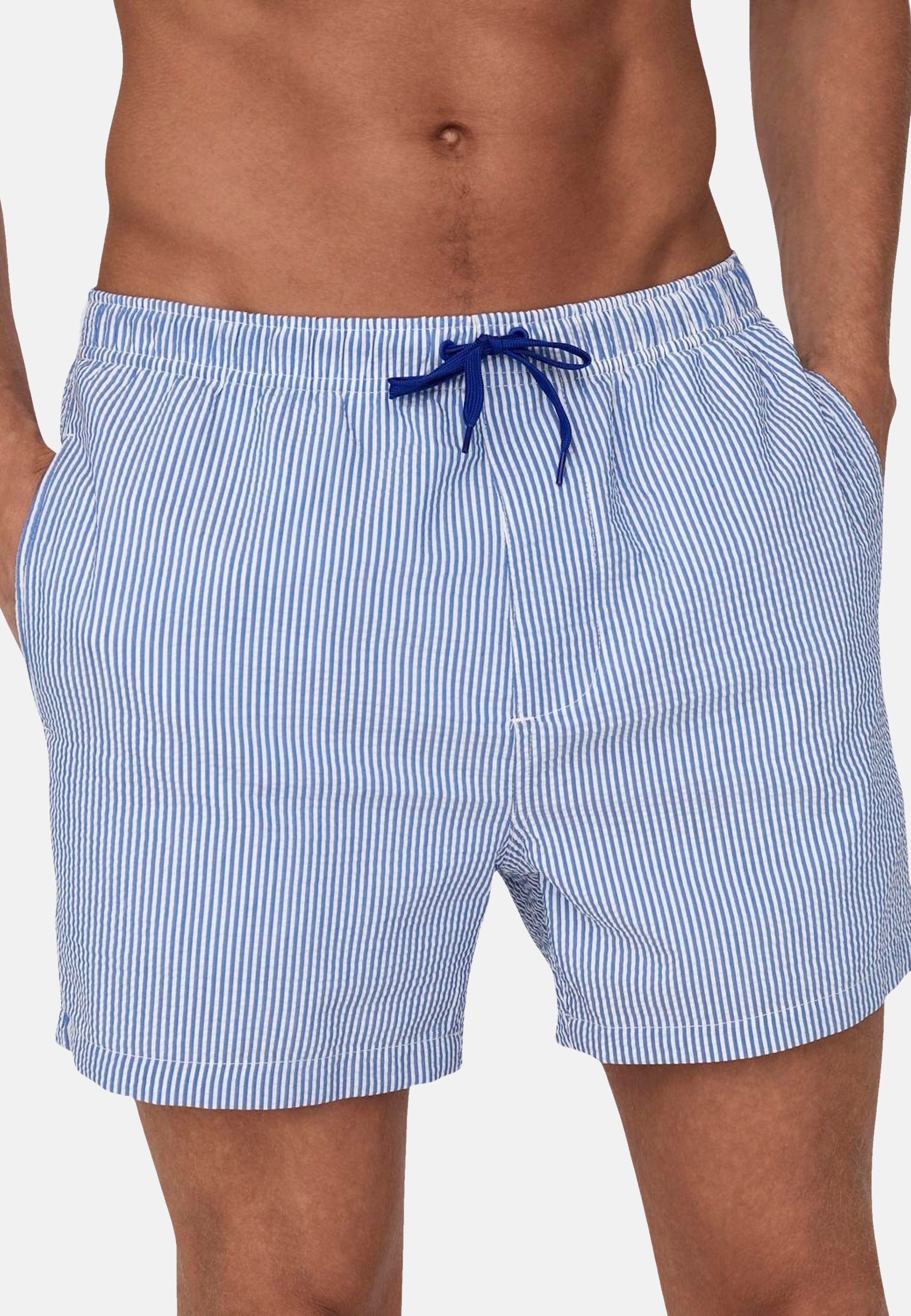 Only & Sons Ted Seersucker Swimshorts