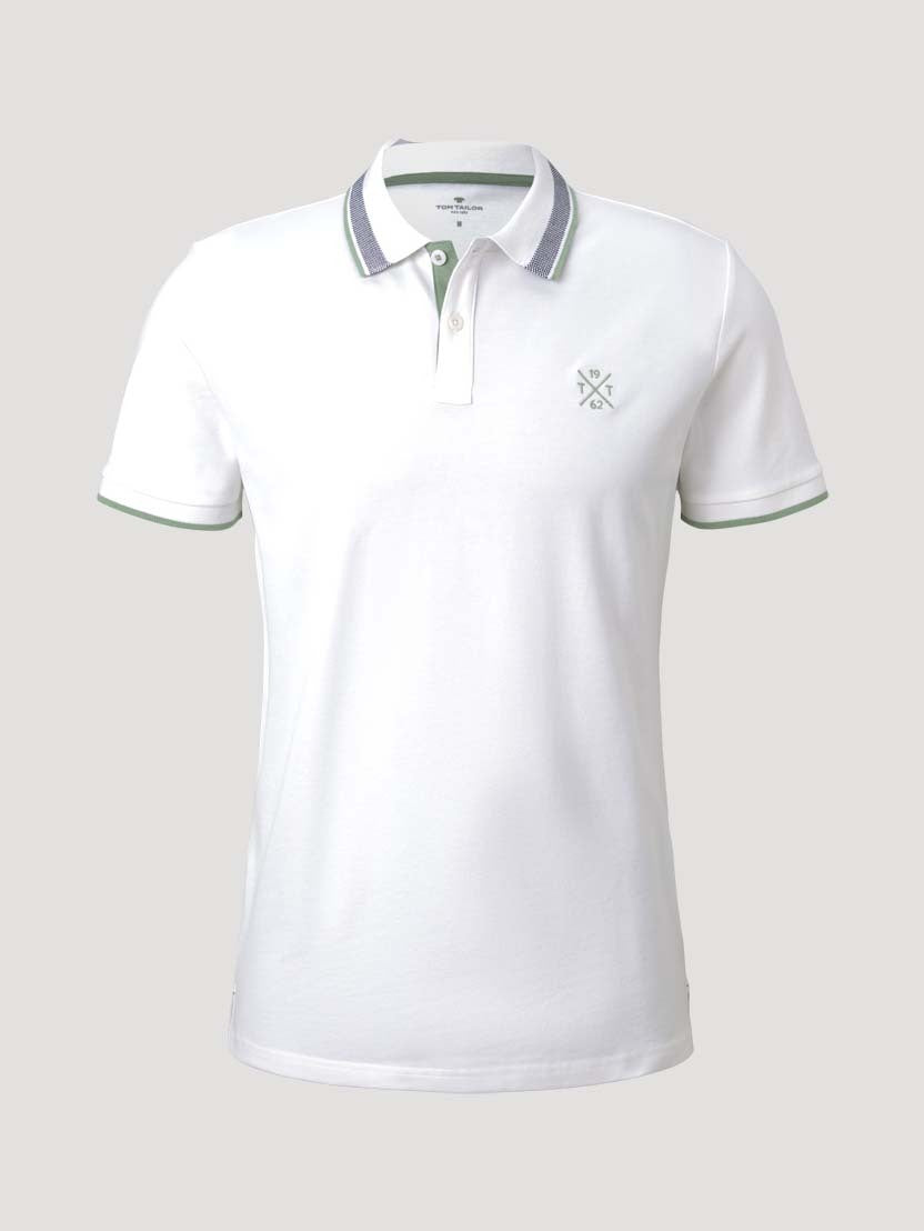 Tom Tailor Polo Polohemd Undercollar Wordin