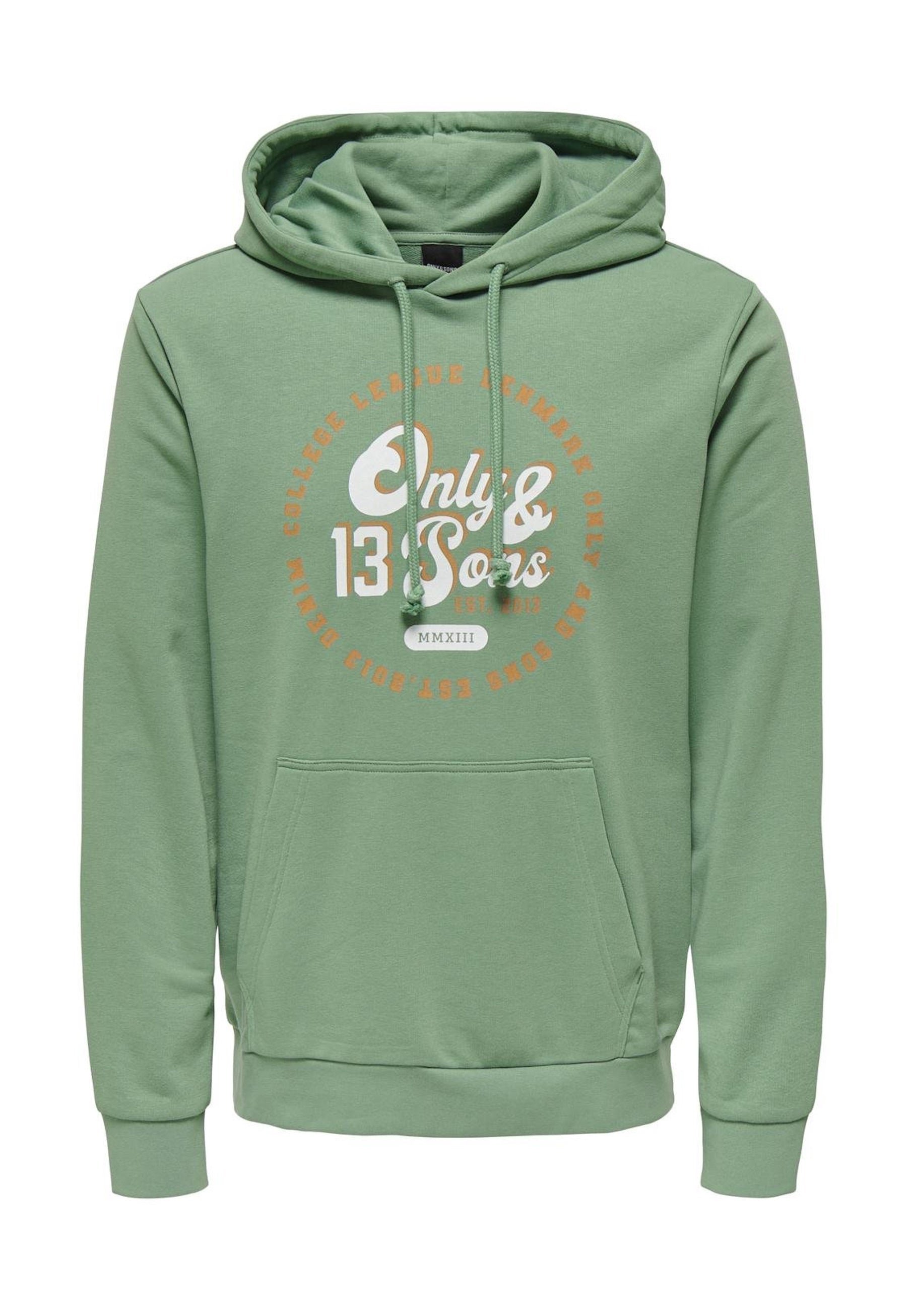 Only & Sons Lenny Reg Vintage Kapuzensweatshirt