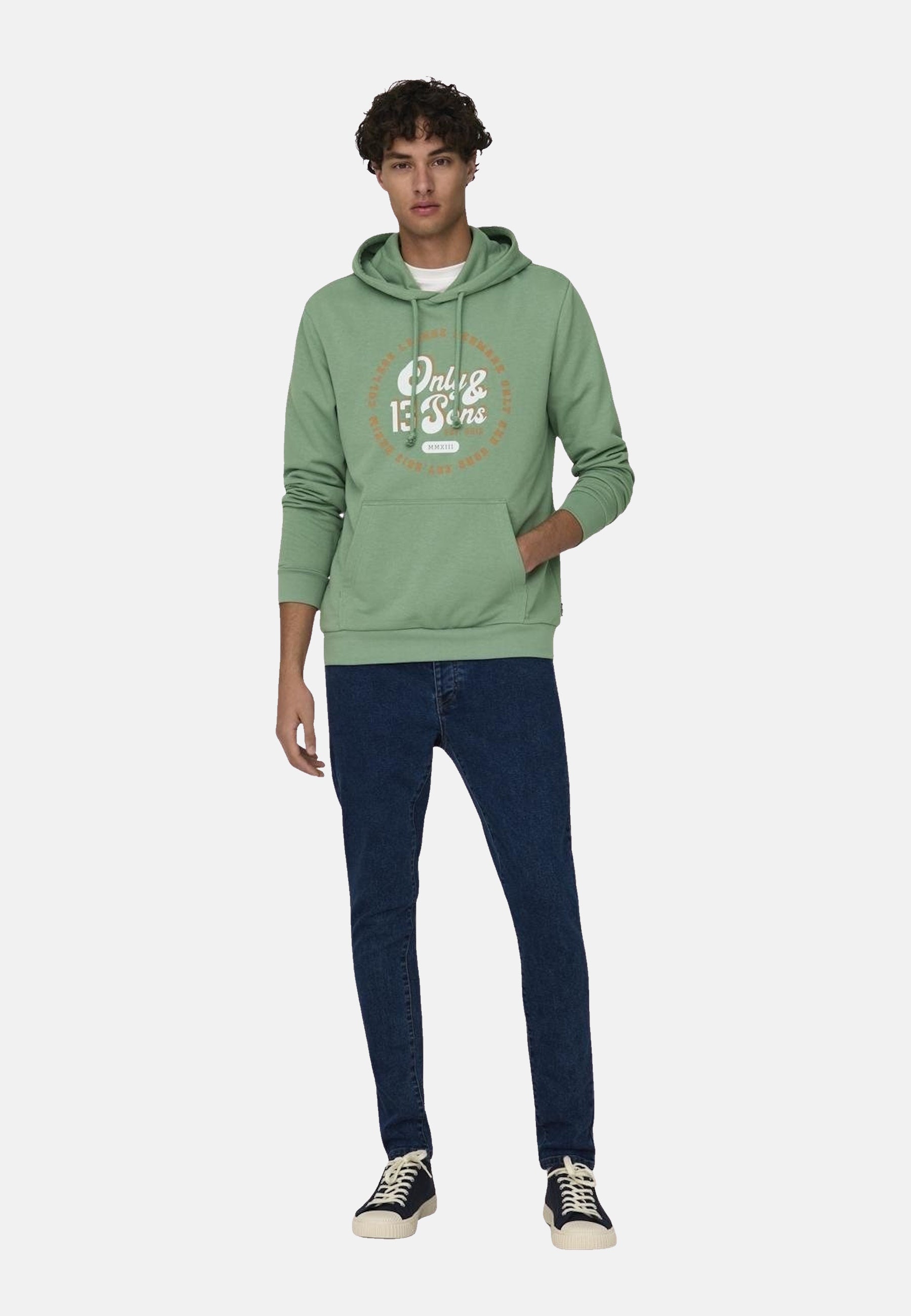 Only & Sons Lenny Reg Vintage Kapuzensweatshirt