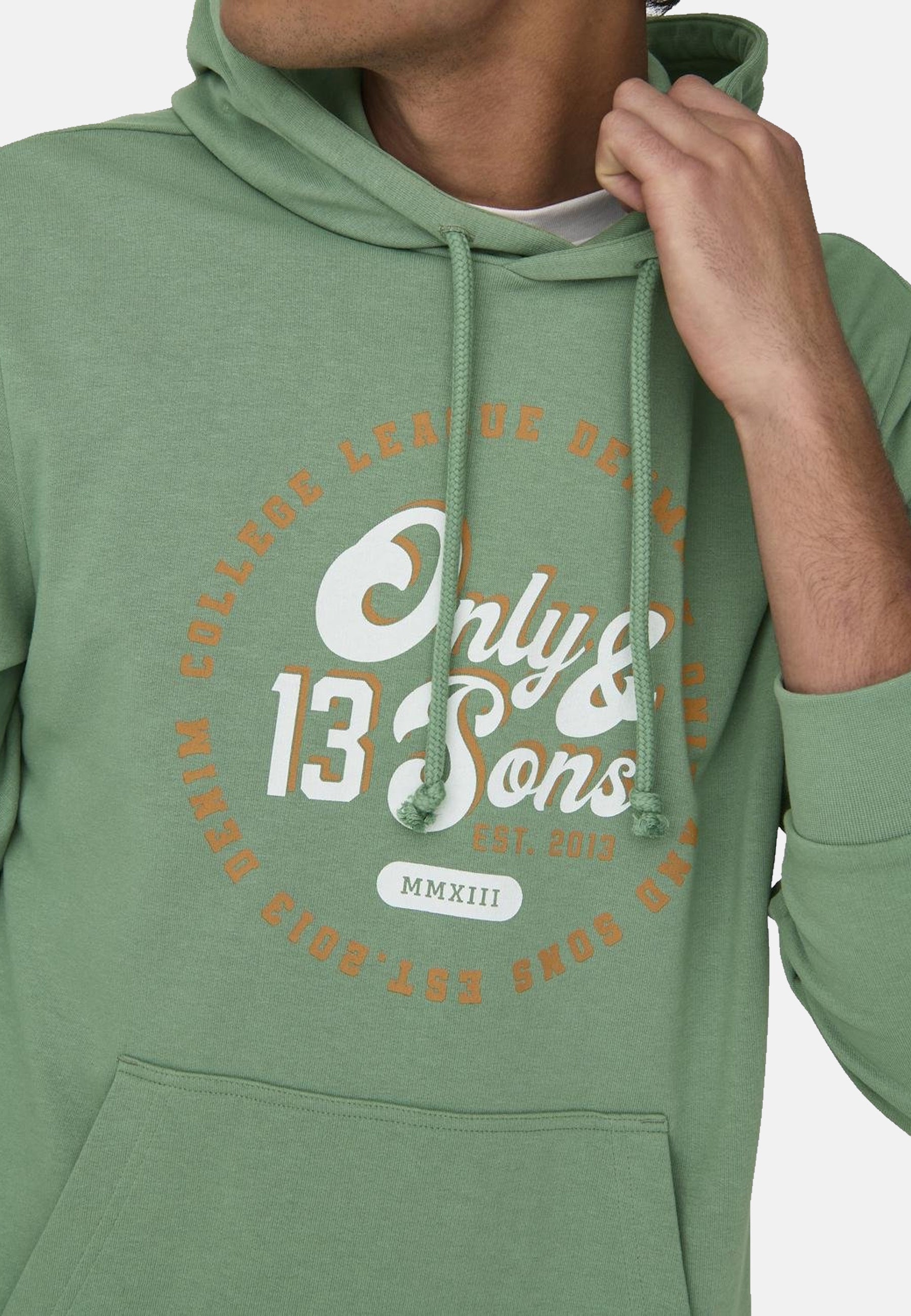 Only & Sons Lenny Reg Vintage Kapuzensweatshirt