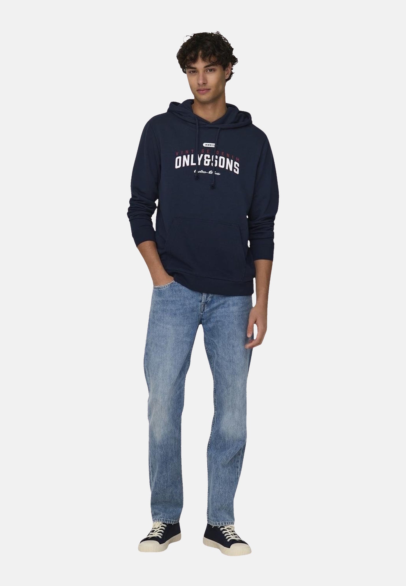 Only & Sons Lenny Reg Vintage Kapuzensweatshirt